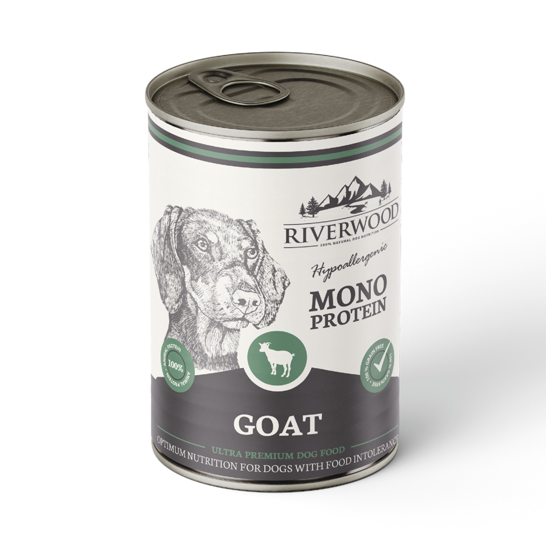 Wet food with meat | wet food | Goat mono protein | 400 grams