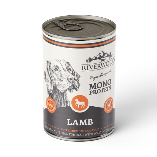 Nassfutter mit Fleisch | nassfutter | Lamm Mono-Protein | 400 Gramm