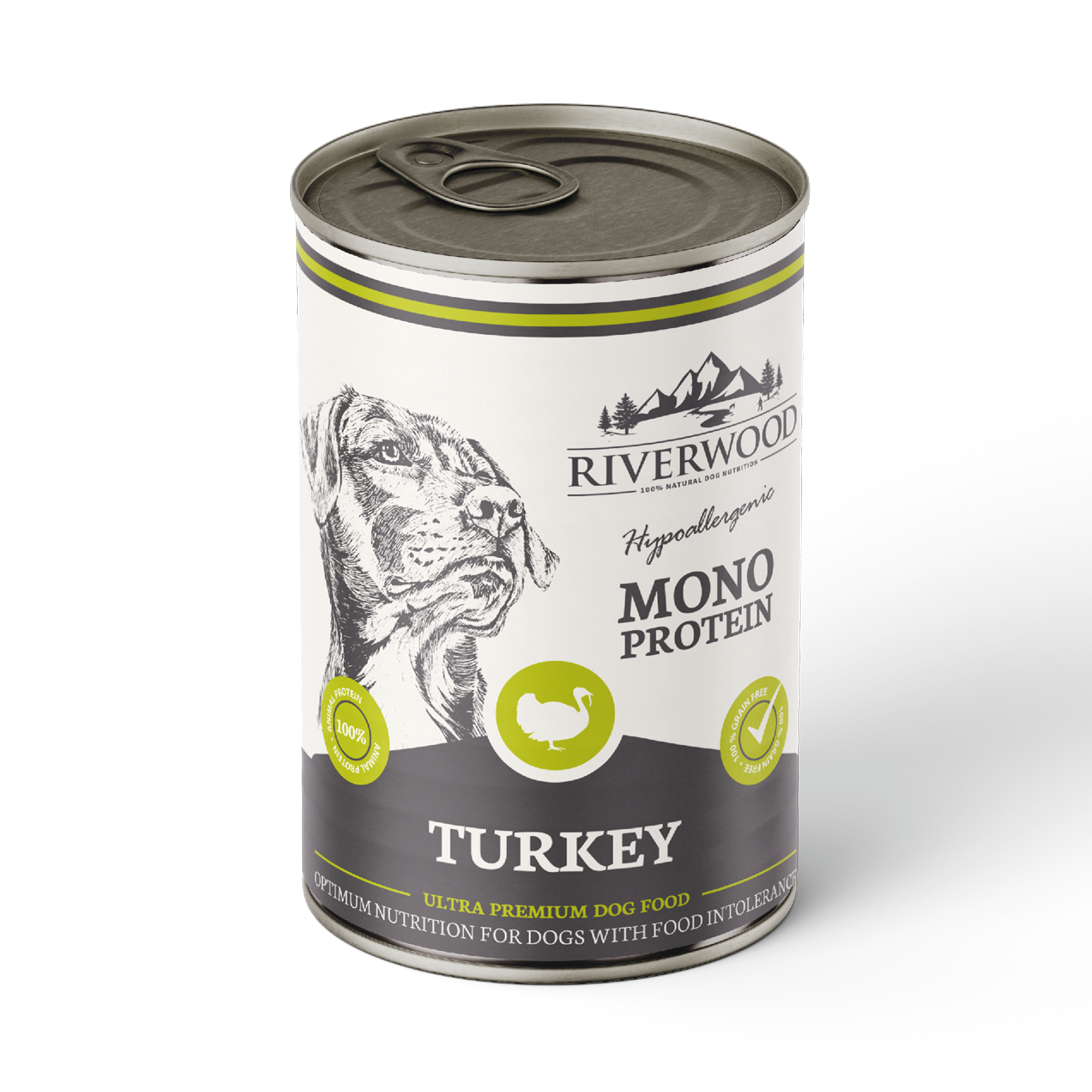 Wet food with meat | wet food | Turkey mono protein | 400 grams