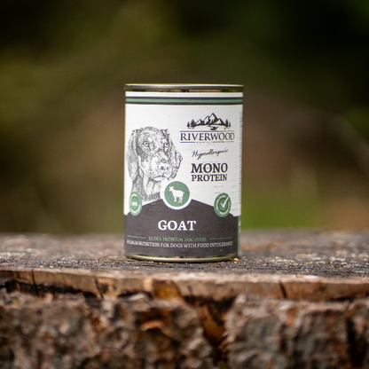 Wet food with meat | wet food | Goat mono protein | 400 grams