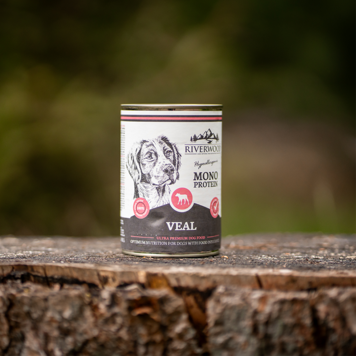 Wet food with meat | wet food | Veal mono protein | 400 grams
