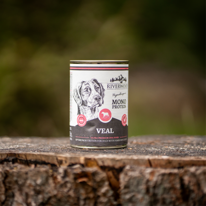 Wet food with meat | wet food | Veal mono protein | 400 grams