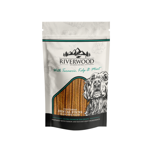 Zahnpflegesticks für Hunde | Kurkuma, Kelp & Minze | 250 gram