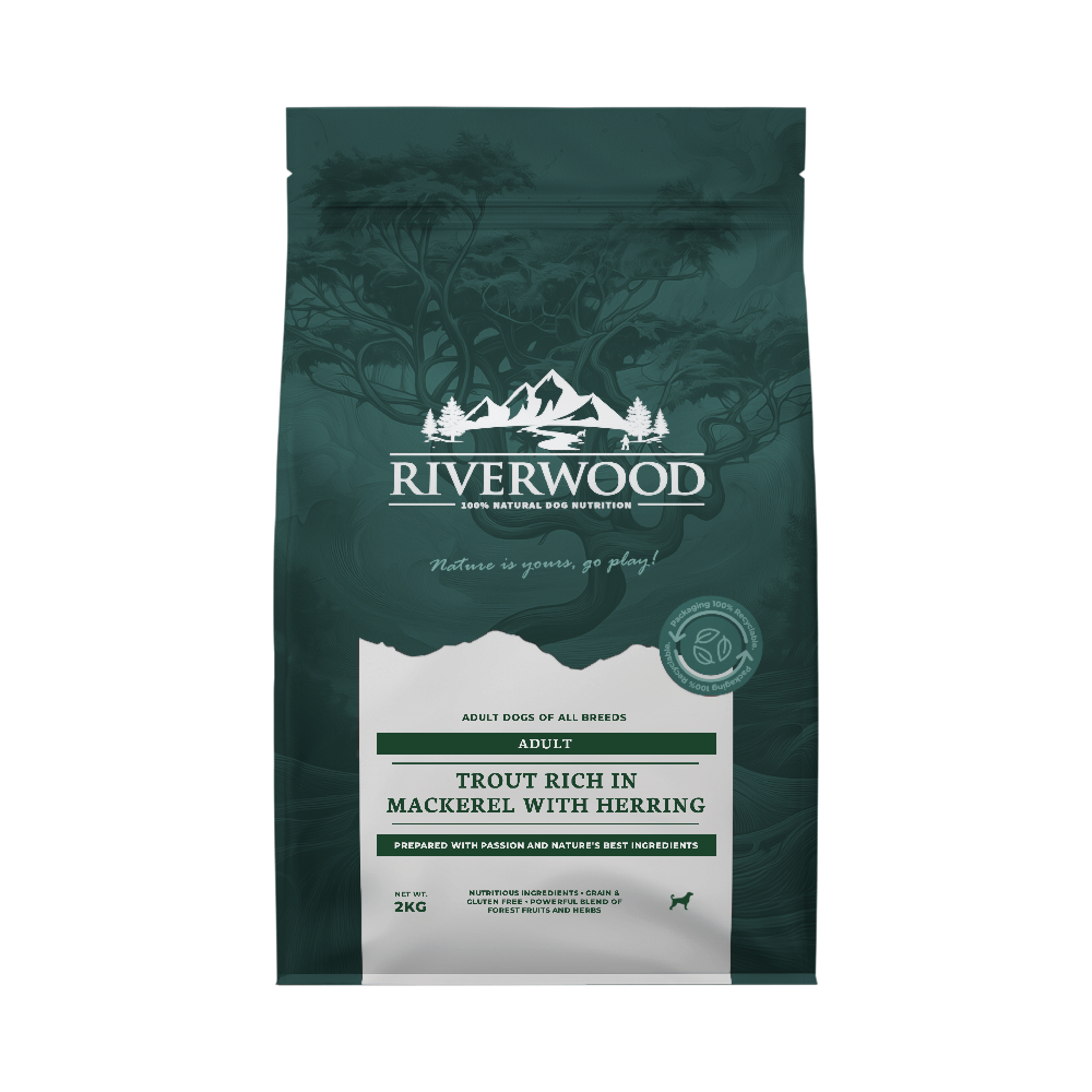Dry dog food with meat | kibble | Trout & Mackerel with Herring