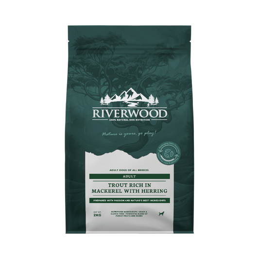Dry dog food with meat | kibble | Trout & Mackerel with Herring
