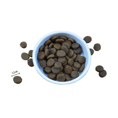 Comida seca para perros con carne | croquetas | Reno y ciervo con jabalí | 12kg