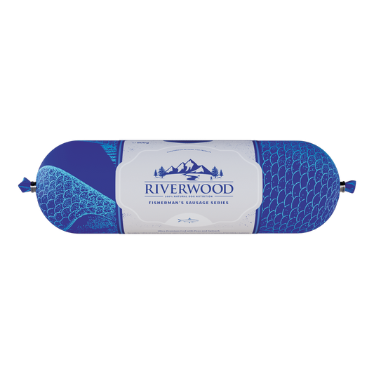 Hondenworst met vis | natvoer | Kabeljauw Visworst | 800 gram
