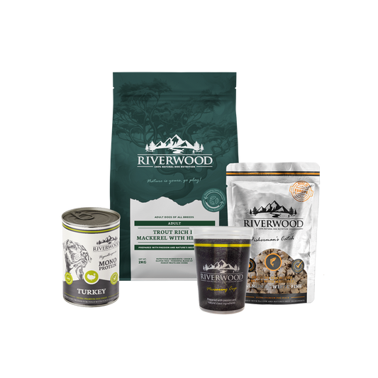 Dog food with fish | Adult food package | Trout & Mackerel with Herring XL