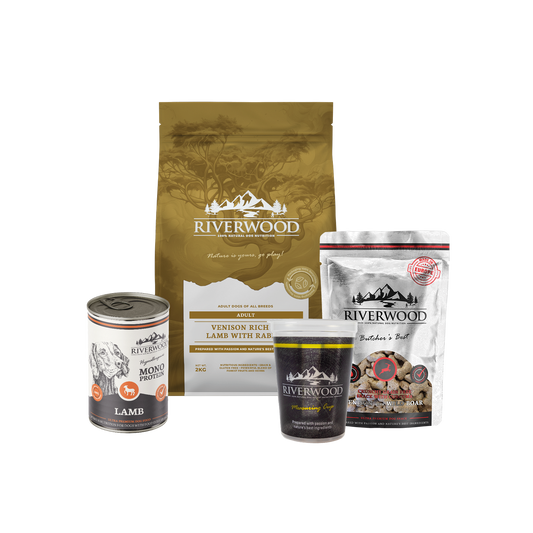 Dog food with meat | Venison & Lamb Food Pack with Rabbit XL