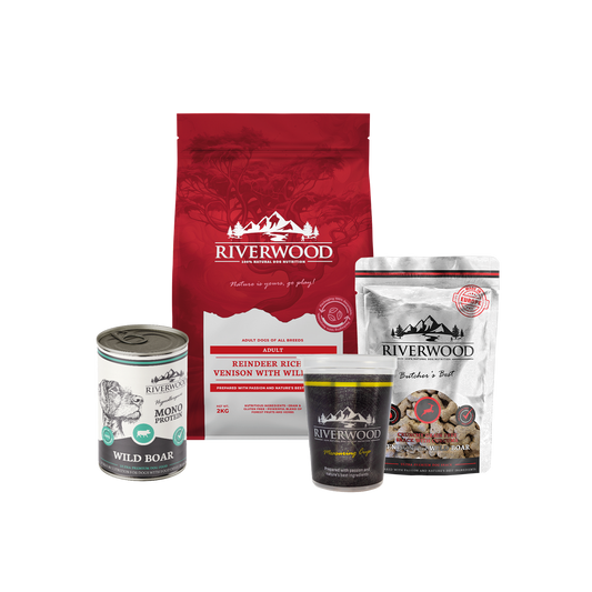 Dog food with meat | Reindeer & Venison food package with Wild Boar XL