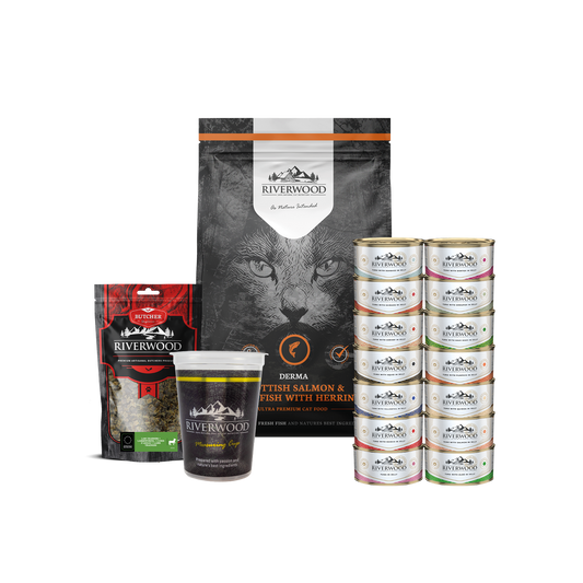 Kattenvoer met vis | Voordeelpakket voor Katten | Derma XXL