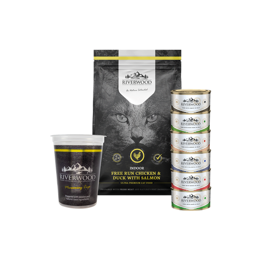 Katzenfutter mit Fleisch und Fisch | Futterpaket Indoor XL