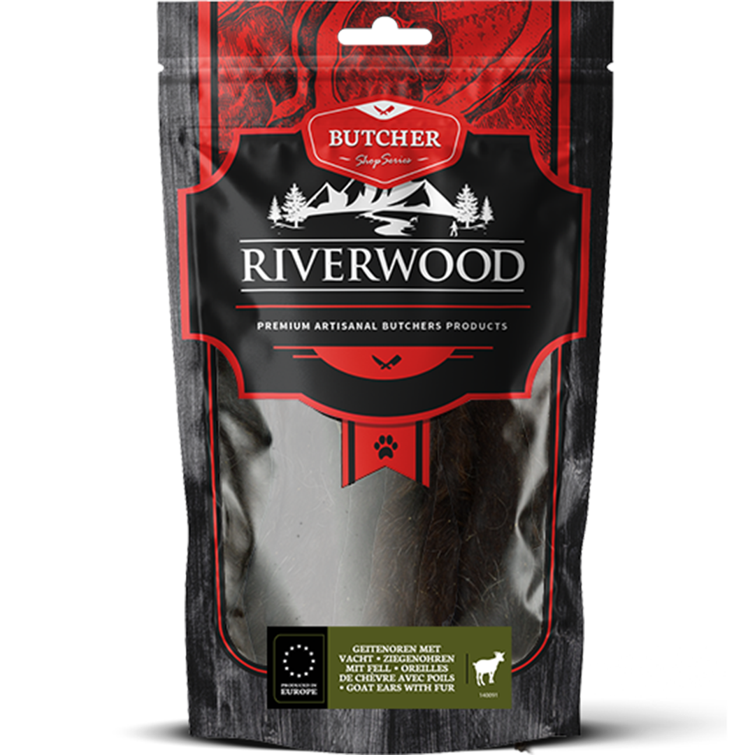 Goat ears with fur 100 grams