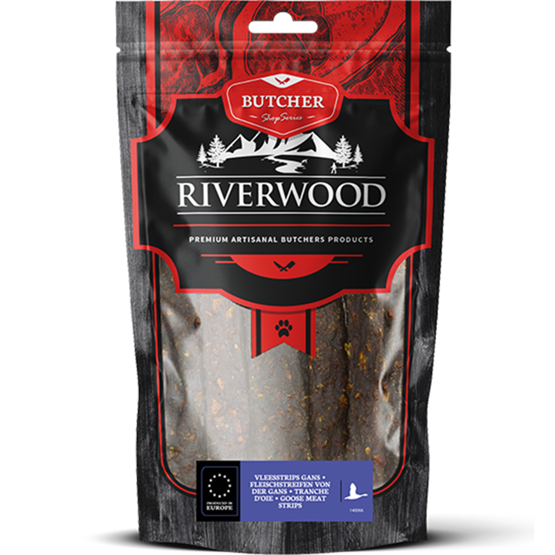 Vleesstrips Gans 150 gram