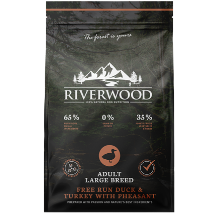 Riverwood Hond Adult Large Breed Free Run Duck & Turkey With Pheasant